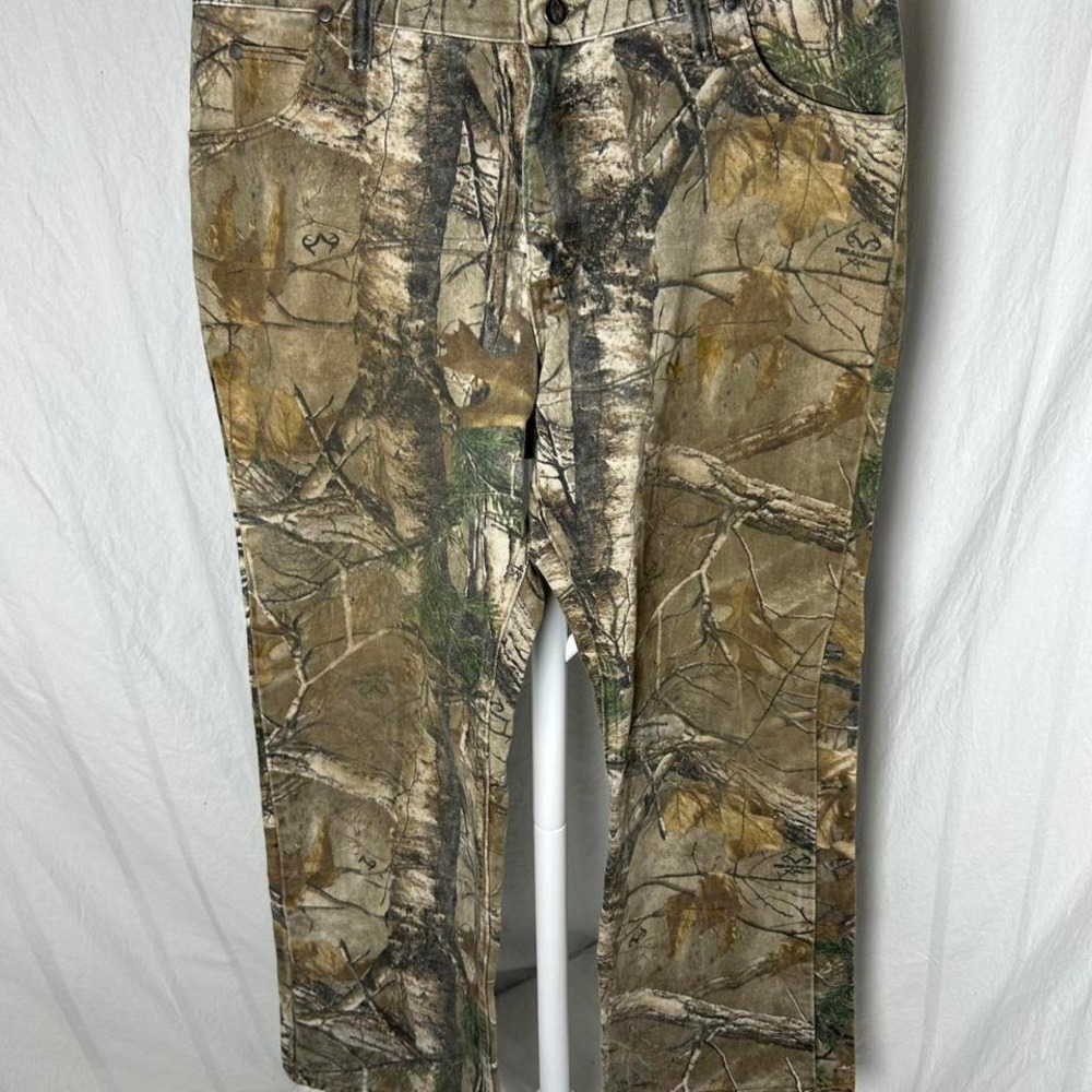 Wrangler Rugged Wear Camouflage Pants Womens Size 14/32‎ Camo Mossy oak Realtree